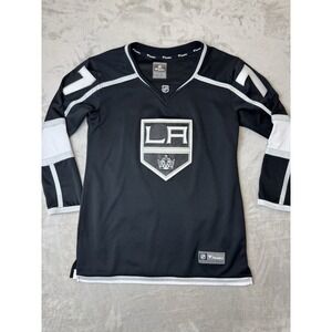 LA Kings Jeff Carter #77 Jersey NHL Fanatics Black Silver Men's Small Hockey
